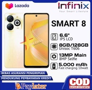 INFINIX SMART 8pro Ram 16+128 new GARANSI Resmi 1 TAHUN [ Exclusive ] ✓✓✓