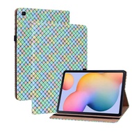 For samsung Galaxy Tab A S6 Lite P613 P619 2022 10.4 Case Life 3D Color Compilation PU Leather Cards Solt Wallet Stand Funda