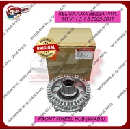FRONT WHEEL HUB ORIGINAL (WITH ABS) PERODUA KELISA VIVA BEZZA AXIA MYVI 1.3 1.5 2005-2017 KNUCKLE HU