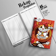Buku REKAP PENJUALAN A5 Catatan Manual Usaha Toko