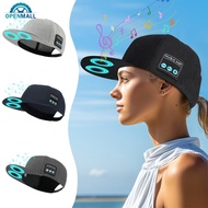 OPENMALL Outdoor Baseball Cap with Bluetooth Speaker Adjustable Bluetooth Hat Wireless Smart Loudspe