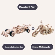 F1 Racing Car Model Building Blocks for Kids DIY