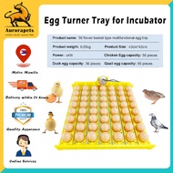 48/56 Egg Turner Tray for Incubator 220V Automatic Incubator Hatching Turner Egg Tray with  4W Egg Turning Motor