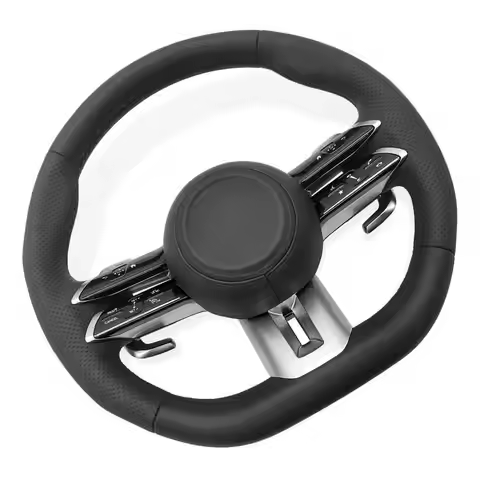 Car Steering Wheel for Mercedes Benz AMG CLA GLC GLB GLS GLE W118 W204 W205 W212 W213 W221 W222 E63 