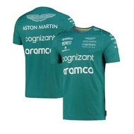 2024 Newest F1 Jersey + Aston Martin Cognizant F1 Racing 2023 Team T-Shirt+ Summer Men&Women Short S