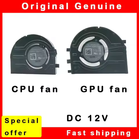 New Laptop CPU GPU Fan for Lenovo ThinkPad X1 Extreme Gen 5 P1 Gen 5 ND8CC00 20K16 5H41H42463 023.10