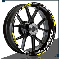Reflective Motorcycle Accessories Wheel Sticker Inside of Hub Decals Rim Stripes Waterproof For F800