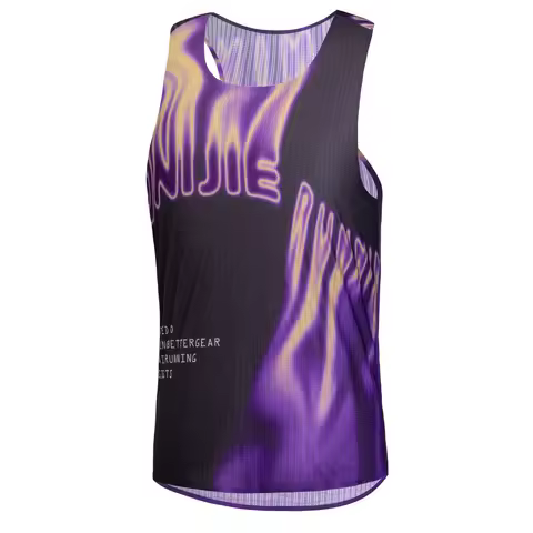 Aonijie Outdoor Men Running Undershirt Vest Sports Quick Drying Men Moisture Wicking Breathable Slee