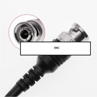 BNC to Dual Alligator Clip Oscilloscope Test Probe Crocodile Leads BNC to BNC Male Cable 1M Cables 5
