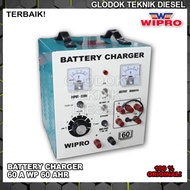 PROMO- WIPRO CHARGER AKI MOBIL MOTOR 60 A BATTERY CHARGER 60 AHR CAS AKI