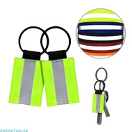 zwinz1aa 10pcs Reflective Keychain Charns Green Reflectors Reflective Keychain Hangings Keychain Ref