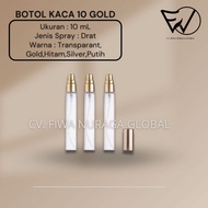 Glass spray bottle 10 ML 10ml bottle