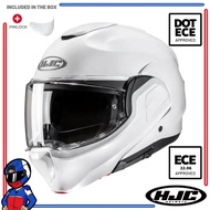 HJC Helmets F100 Pearl White