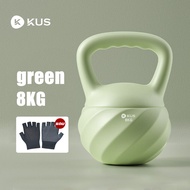 แข็ง เคตเทิลเบล 4kg/6kg/8KG เคตเทิลเบลล์แข็ง KUS จับง่ายกระชับมือ weight training kettlebell แบบนิ่ม