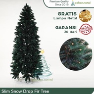 Christmas Tree Slim Snow Drop Fir Tree 6ft (180cm)