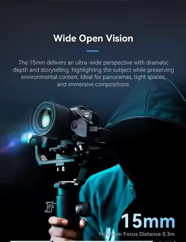 Sirui Vision Prime (VP-1) 15mm T1.6 75mm T1.4 150mm T4 Full‑Frame Cine Lens for Sony E Nikon Z Canon