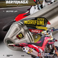 Knalpot Norifumi Rocket 4 Bore Up Motor Crf150 Klx150 Dtracker Wr155r