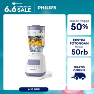 [EXTRA DISKON 50K] Philips Blender 5000 Series HR2222/00- Jar Kaca 2 L - Aksesoris Multifungsi -Dry Mill- Problend Crush Technology  - Mudah dibersihkan - Lavender