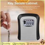 [Ueb Flagship Mall]Wall Mounted Key Lock Box with 4 Digit Combination Lock Key Safe Lockbox Store Up