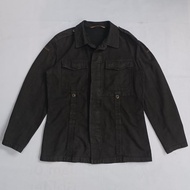 Jaket Jerman Army Moleskin Black