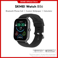 Skmei Smart Watch jam kalkulator Persegi smartwatch sport pria touch screen wanita hp android pintar