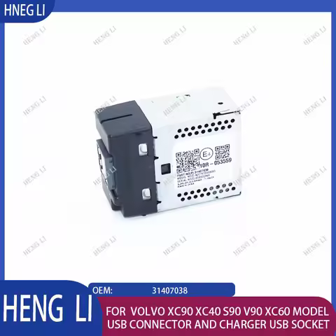 31407038 For Volvo XC90 XC40 S90 V90 XC60 model USB connector and charger USB socket