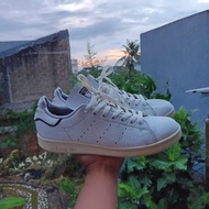 Adidas Stan Smith Putih Hitam Sepatu Sneakers Unisex Second Original