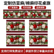 runnerTEMU Origin Linen Placemat Christmas Table Runner Table Runner Placemat Table J8Z4