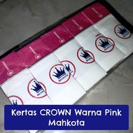 1 Slop / Ikat Kertas Crown Merah Muda Mahkota Manis Grosir / Ecer