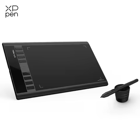 XPPen Star03 V2 Digital Drawing Tablet 10*6 Inch Graphics Tablet with 8 Express Keys 8192 Pressure L