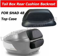 กล่องติดท้าย+ถาด SHAD SH48 มี2สี #เบาะพิงหลัง #ฝาคาร์บอน สำหรับ SH48