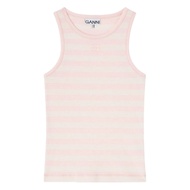 GANNI Women's Soft Cotton Rib Tank Top 600077176
