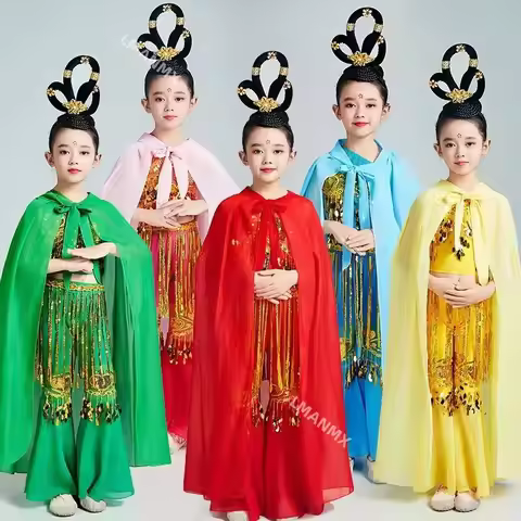 Children's Journey to the West: Iron Fan Princess Spider Essence Jade Rabbit Guanyin Performance Cos