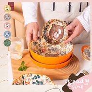 Ceramic Bowl Japanese Style Cute Bear Ceramic Bowl instant noodle soup bowl ins Styles cute Design C