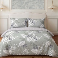Aussino Inspire Kane 100% Cotton Fitted Sheet Set / Quilt Cover Set