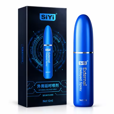 SIYI External Delayed Spray 6ml, Men's Intimate Care Spray, Cooling Personal Care Formula, Compact P