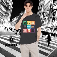 Mycraft Men's T-Shirt Printed Pattern Gender-Neutral minecraft Short Sleeves Round Neck COD Comforta