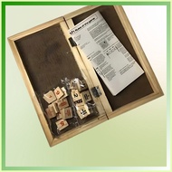 ❏ ▦ ❂ Wooden Damath Board for Kids and Adults