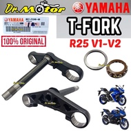 【Barang tempat】R25 V1 V2 YZF YZR 250 New T Fork Under Bracket TFork handle Braket Comp 1WD-F3340-00 