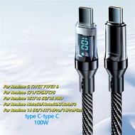 2M 100W Type-C To Type-C Data Cord  LKY6 120W USB to Type C Cable Phone Super Fast Charging Cable Wi