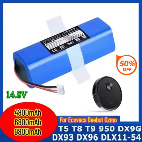 NEW 14.8V Replacement Battery For ECOVACS Deebot Ozmo 950 T8 T8+ T5Max Power Hero T10 T9 X1 DX65 DX9