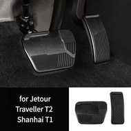 CJ7F สำหรับ Jetour Traveler T2 Shanhai T1 2023-2025 อลูมิเนียมอัลลอยด์ Anti Slip เหยียบป้องกันสำหรับ