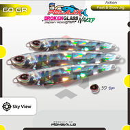 Umpan Casting Jigging Metal Jig 60 Gram Mongkalo PELAJIX Metal jik 60g Silver Tenggirian