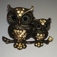 2 Owls diamond Ring Unique design office wear Party Dinner Accessories