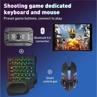 M1 Pro Gaming Converter Mobile Gaming Keyboard Mouse Converter Set PUBG gaming Mice Backlit Portable