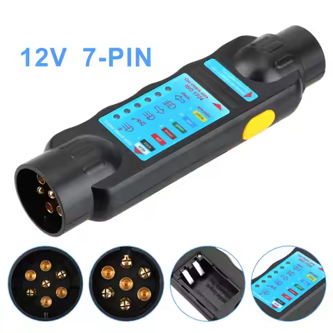 Trailer Tester Car Towing Light Tester Car Light Wiring Tester Plug Socket Diagnostic Tools