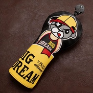 [GOLF Wood Club Protective Cover] GOLF Wood Club Cover Ball Head Protective Cover Unisex Trendy Bear