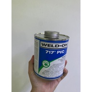 717 Weld On PVC Glue, Solvent Cement, Clear Transparent 946ML