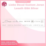 Cicakshop88 Liebe Sticker Rod Decal Lesath GSA 8-16lbs
