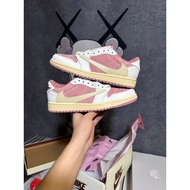 Special Offer Top Layer Suede Suede TS x AJ1 Low OG SP AJ1 Barb Low-Top Pink White Low-Top Culture B